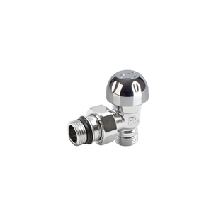TIEMME VALVOLA 90° CROMATA LUCIDA A SQUADRA TERMOSTATIZZABILE 1/2"G - 1/2"x16