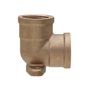 GOMITO FLANGIATO 14 x 1/2" FEMMINA FILETTATO FEMMINA A SALDARE PER TUBI IN RAME