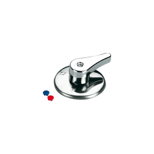 SET TIEMME CROMATO LUCIDO (LEVA+ROSONE) PER VALVOLA AD INCASSO
