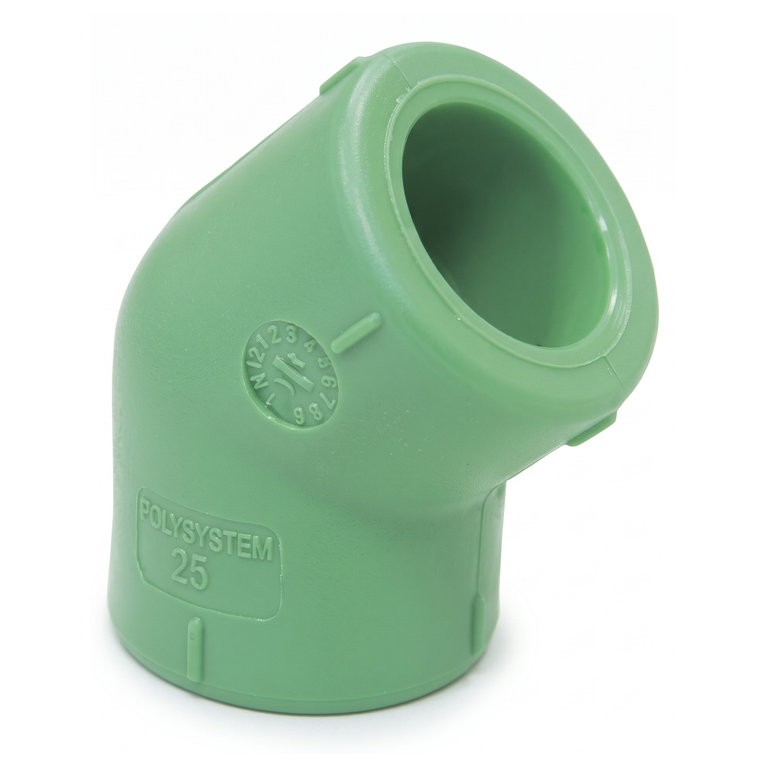 curva a 45° ppr ø 25x25 - nupi polysystem