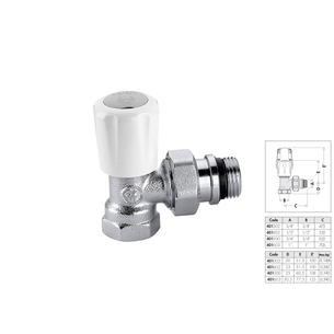 VALVOLA TERMOSTATIZZABILE 3/8 PER FERRO