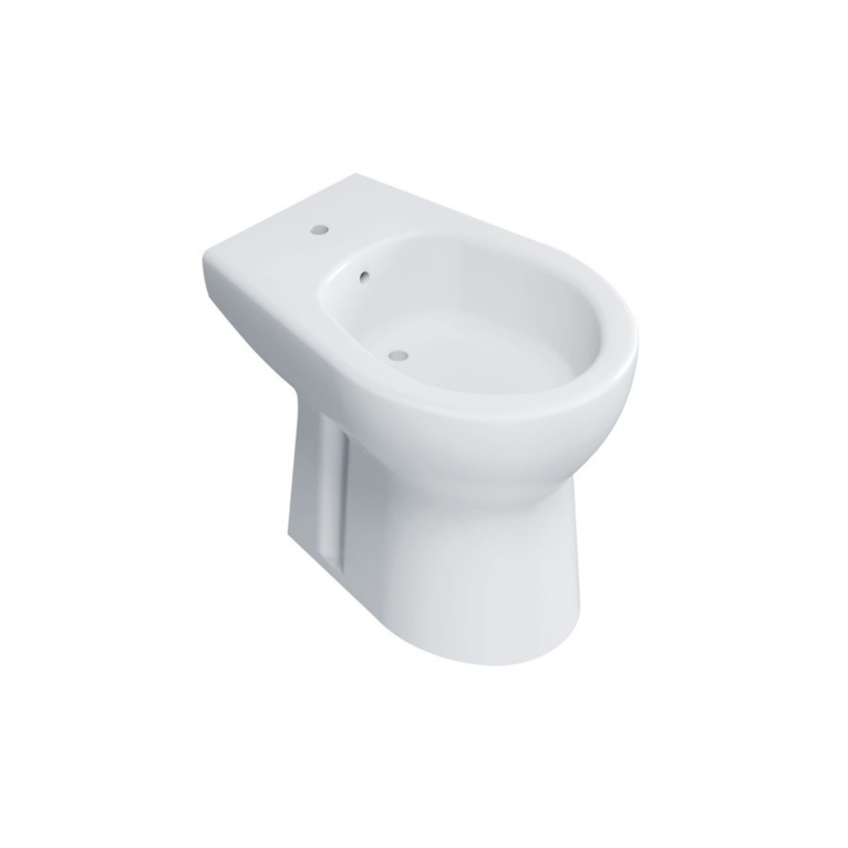 bidet a terra in ceramica bianca serie orchidea