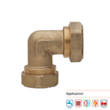 gomito a compressione frabo per tubo in rame 12x12