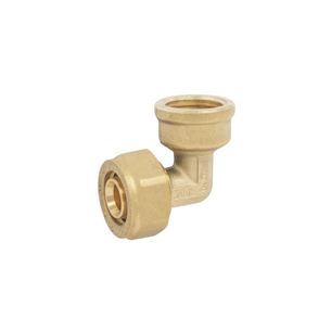 APE RACCORDO A GOMITO 26 x 1 FEMMINA PER TUBO MULTISTRATO A STRINGERE