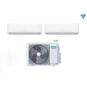 Condizionatore Hisense dual split HI-COMFORT 6.2 kW 12000+12000 btu Wi-Fi