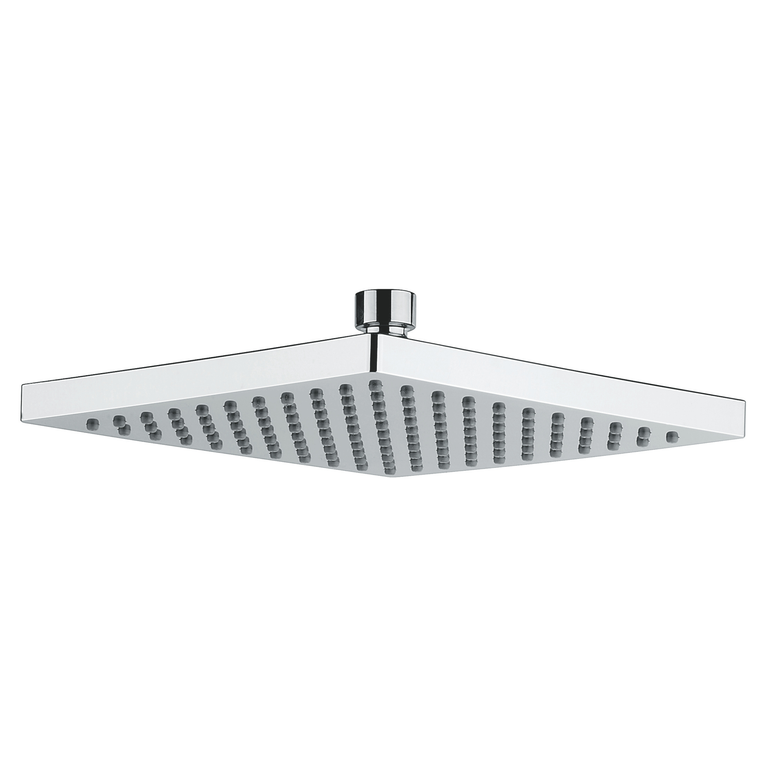 soffione doccia quadro emmevi in abs - anticalcare con snodo 1/2"