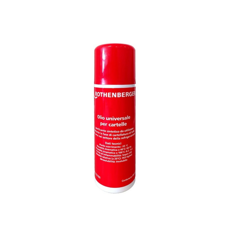 olio spray per cartellatura e flangiatura tubi rothenberger - confezione 200 ml