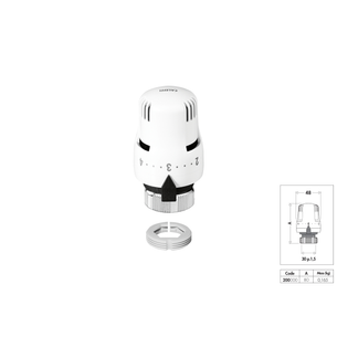 COMANDO TERMOSTATICO CALEFFI PER VALVOLE TERMOSTATIZZABILI CON GHIERA