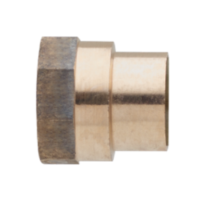 RACCORDO DRITTO FILETTATO FEMMINA 1" x 28 mm A SALDARE FRABO PER TUBI IN RAME