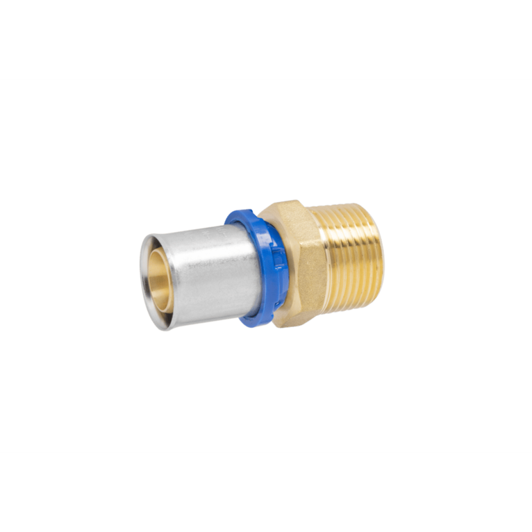 ape raccordo dritto a pressare ø 40 x 1 1/4 maschio per tubo multistrato