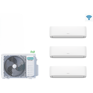 Condizionatore Hisense trial split 9000+9000+12000 BTU HI-COMFORT 7.0 kW Wi-Fi