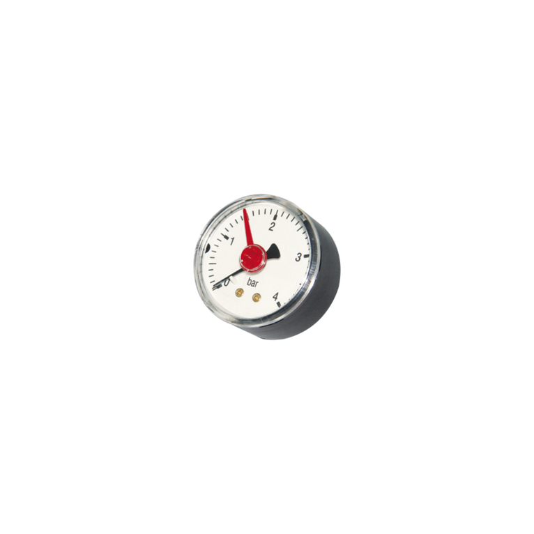 manometro tiemme con attacco posteriore decentrato diametro 1/4 0-10bar