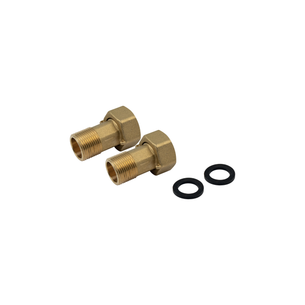 SET  TIEMME 2 CANNOTTI +2 DADI GIREVOLI+2 GUARNIZIONI diametro 3/4MASCHIO x 1 FEMMINA
