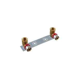 STAFFA TIEMME CON RACCORDO A PRESSARE TUBO AL-PEX diametro 20x1/2