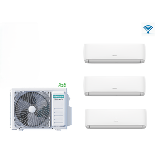 Condizionatore Hisense trial split HI-COMFORT 7.0 kW 12000+12000+12000 btu Wi-Fi
