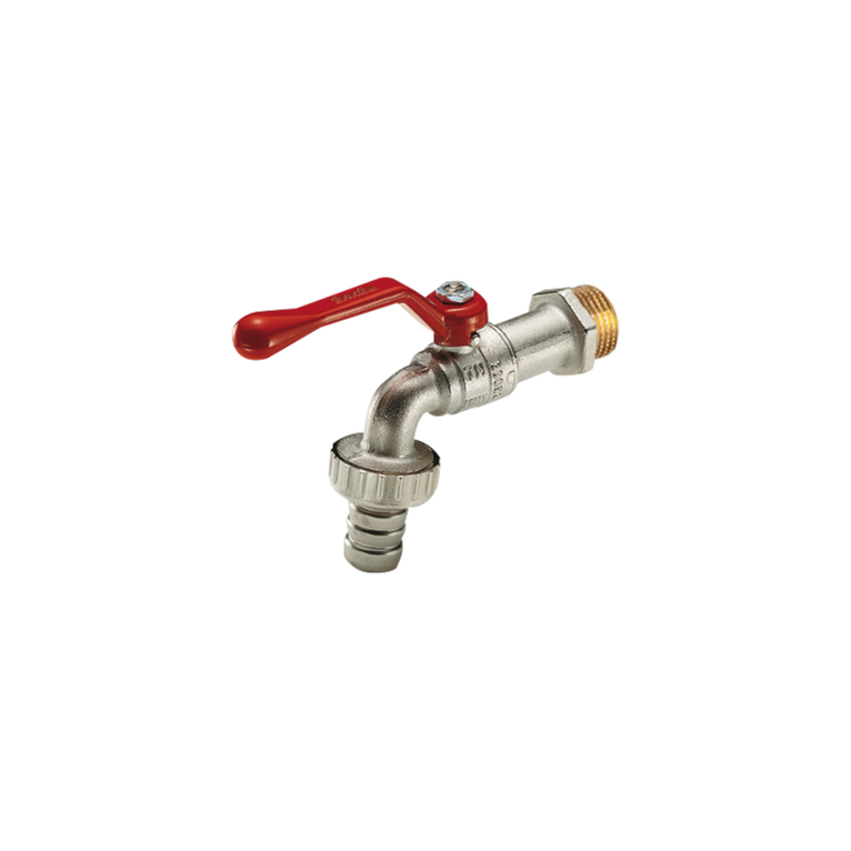 rubinetto tiemme a sfera eolo con portagomma diametro 1/2" a leva