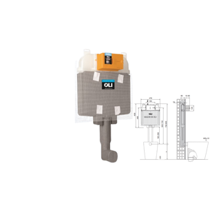 CASSETTA INCASSO OLI74  CON CANOTTO