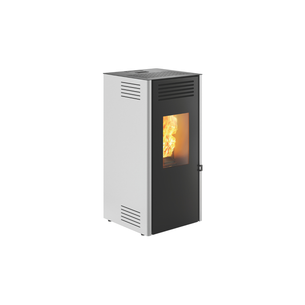 Stufa a pellet ELICA 10 grigio metallizzato Caminetti Montegrappa 10 kW