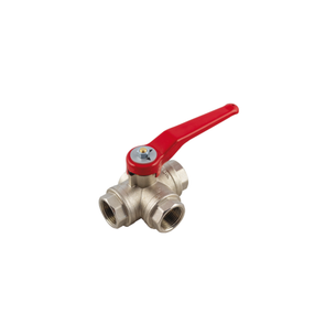 TIEMME VALVOLA A SFERA A TRE VIE CON SFERA A L DIAMETRO 3/4"