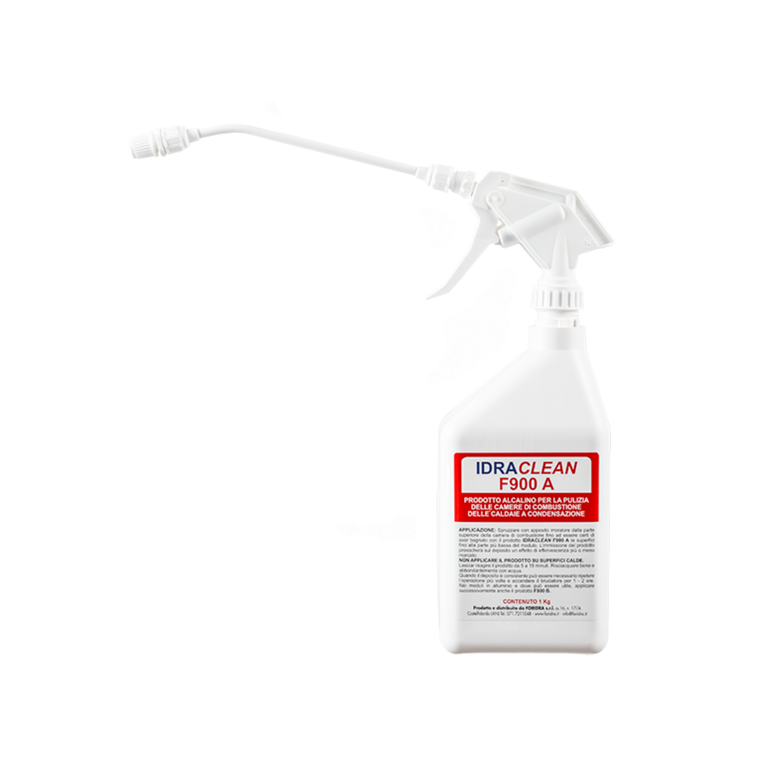 idraclean f900 a foridra 1 kg - detergente rimuovi residui di combustione per caldaie