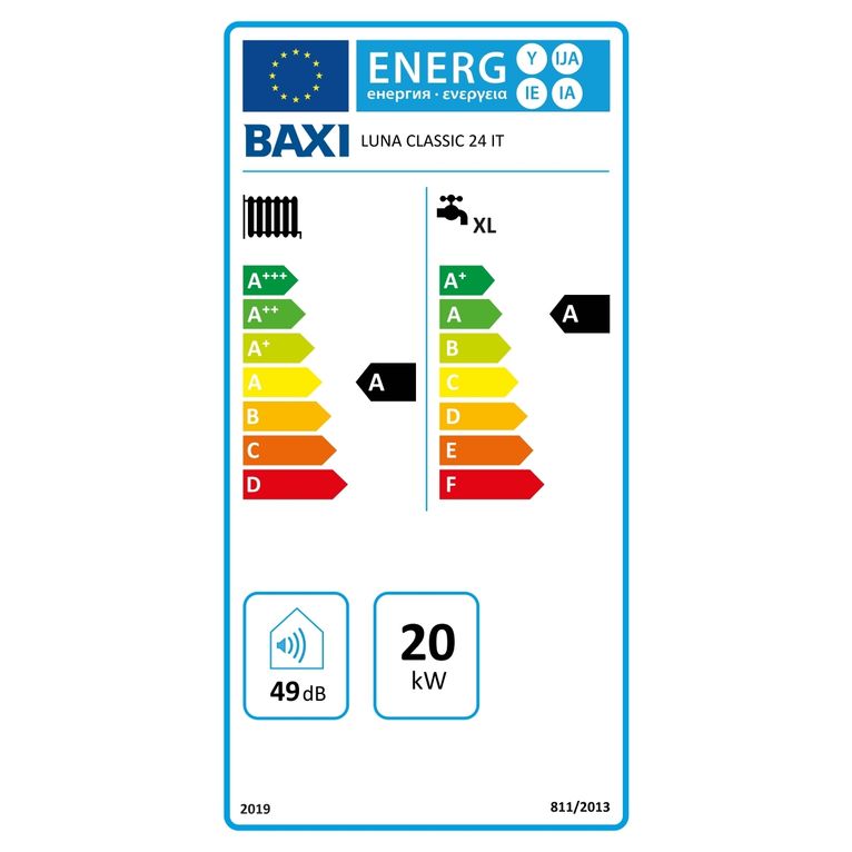 caldaia a condensazione baxi luna classic 24