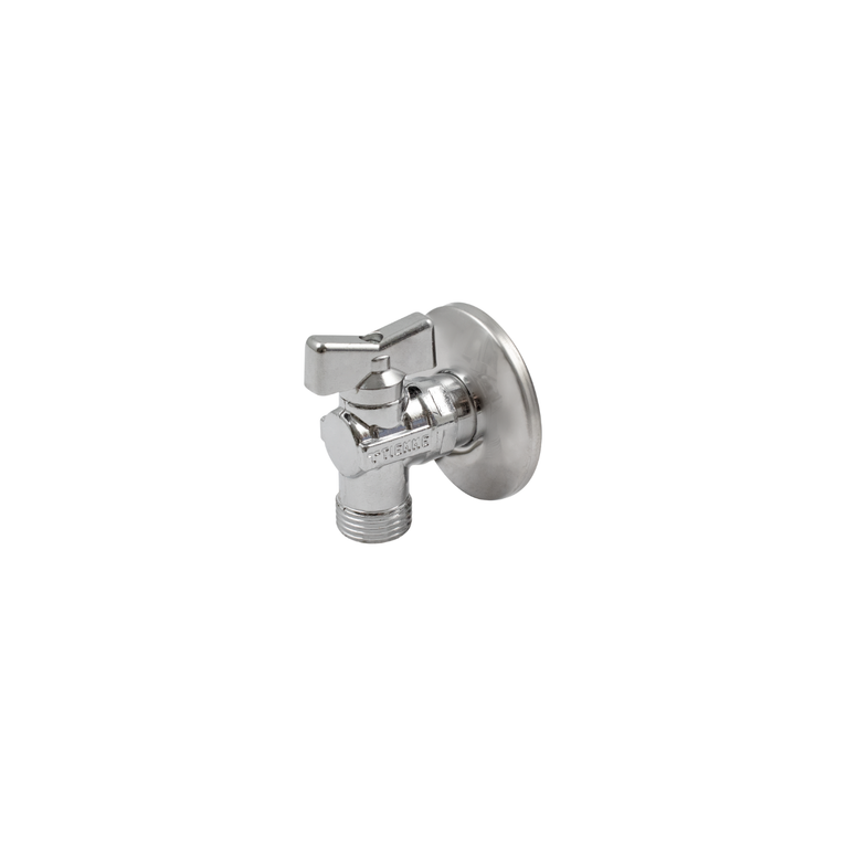 rubinetto lavatrice tiemme diametro 1/2" x 3/4" maschio/maschio con rosone