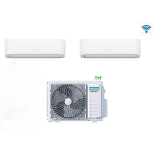Condizionatore Hisense dual split HI-COMFORT 7.0kW 12000+12000 btu Wi-Fi