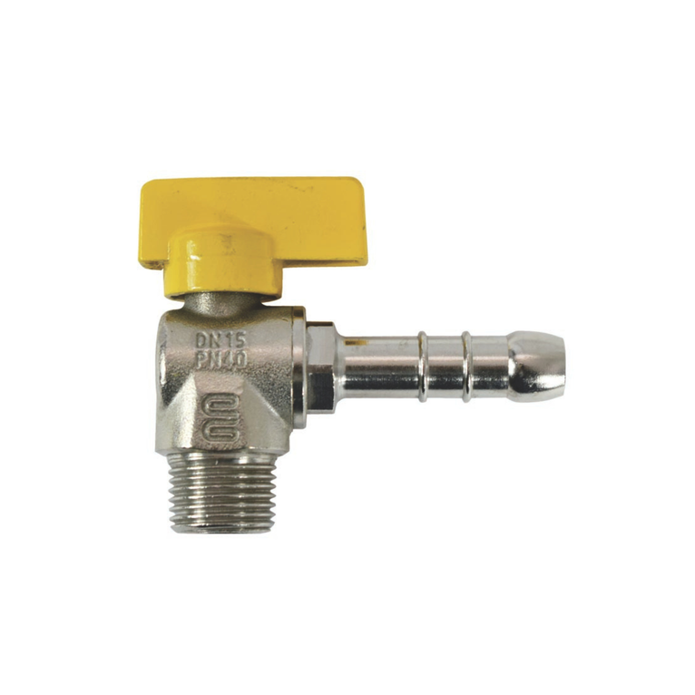 ferrari rubinetto a squadra per metano 1/2 maschio dn 15