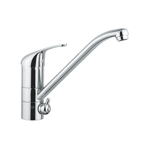 RUBINETTO CUCINA MONOCOMANDO EMMEVI SERIE AMBRA A 3 VIE CON CANNA GIREVOLE - FINITURA CROMO 
