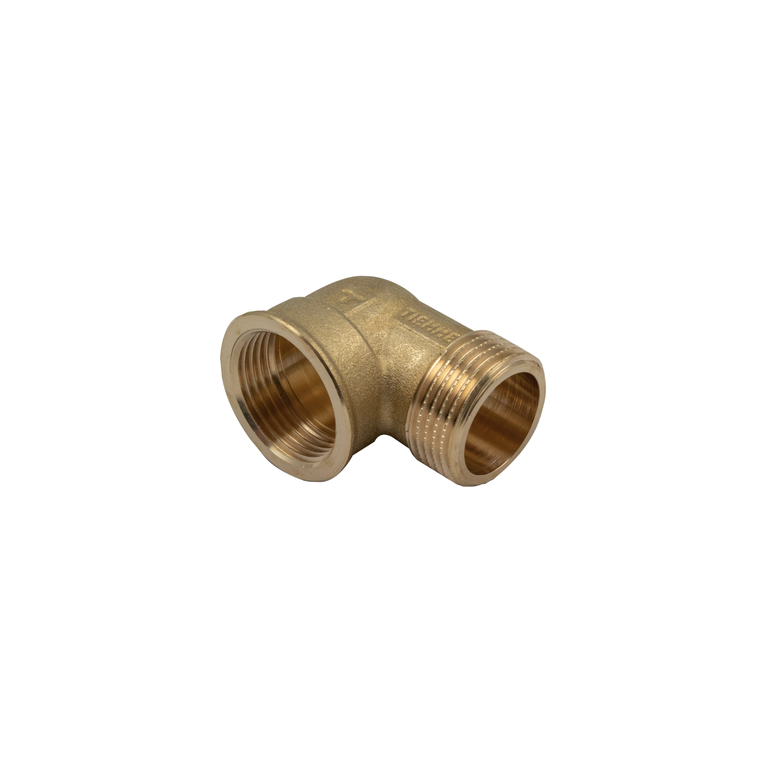 gomito tiemme maschio-femmina in ottone diametro 3/4x3/4