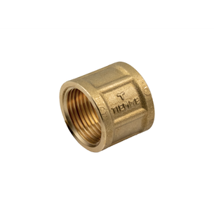 RACCORDO TIEMME DIRITTO FEMMINA-FEMMINA IN OTTONE diametro 1/2X1/2