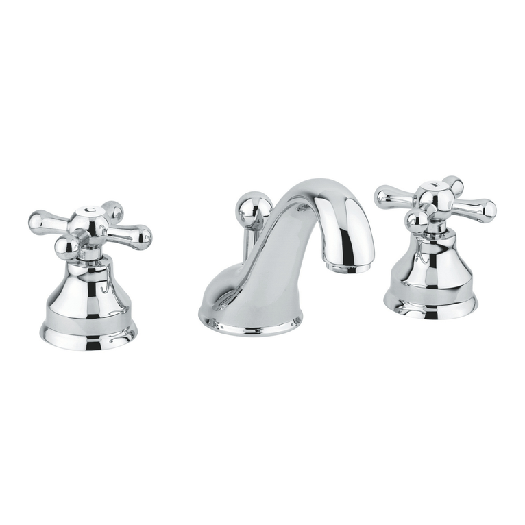batteria lavabo 3 fori emmevi - serie stella con scarico automatico