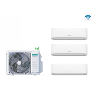 Condizionatore Hisense trial split HI-COMFORT 6.2 kW 9000+9000+9000 btu
