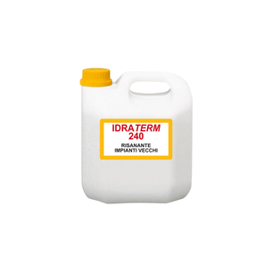 IDRATERM 240 FORIDRA 5 KG - RISANANTE E DEFANGATORE PER IMPIANTI DI RISCALDAMENTO DATATI